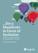 copertina volume "...for a Manifesto in Favor of Inclusion"