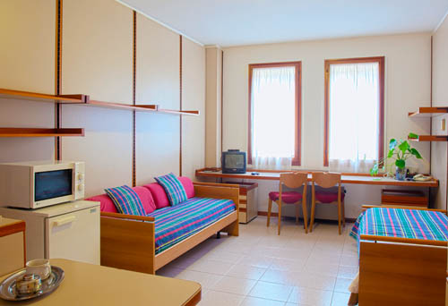 Interno monolocale Foresteria Gini