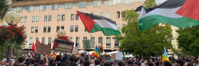 Manifestazione pro Gaza