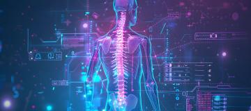 scheletro umano in versione digitale