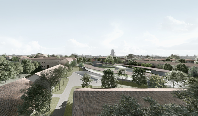 Rendering Campus delle scienze economiche, politiche e sociali